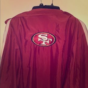 San Francisco 49er Touch Down Team wind breaker